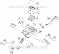 FILTRE A AIR pour KTM 390 ADVENTURE ORANGE - B.D. de 2021
