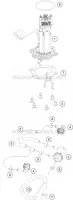 POMPE A ESSENCE pour KTM 390 ADVENTURE ORANGE - B.D. de 2021