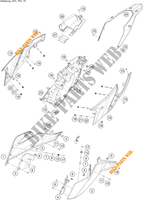 CACHES LATERAUX pour KTM 390 ADVENTURE WHITE - B.D. de 2021