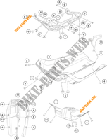 COUVERCLE pour KTM 390 ADVENTURE WHITE - B.D. de 2021