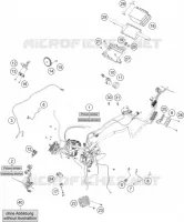 FAISCEAU ELECTRIQUE pour KTM 390 ADVENTURE ORANGE - CKD de 2021