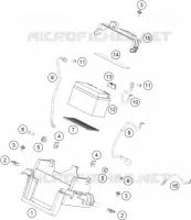 BATTERIE pour KTM 790 ADVENTURE R - CKD (NO ENGINE) de 2021