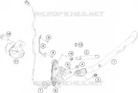 BEQUILLE LATERALE / CENTRALE pour KTM 790 ADVENTURE R - CKD (NO ENGINE) de 2021