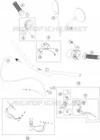 GUIDON / COMMANDES pour KTM 790 ADVENTURE R - CKD (NO ENGINE) de 2021