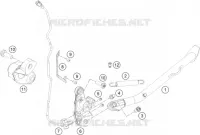BEQUILLE LATERALE / CENTRALE pour KTM 790 ADVENTURE R - CKD de 2021