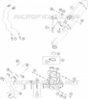 ECHAPPEMENT pour KTM 790 ADVENTURE R - CKD de 2021