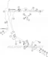 EVAPORATIVE CANISTER pour KTM 790 ADVENTURE R - CKD de 2021