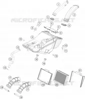 FILTRE A AIR pour KTM 790 ADVENTURE R - CKD de 2021