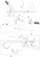 GUIDON / COMMANDES pour KTM 790 ADVENTURE R - CKD de 2021