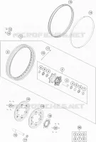 ROUE AVANT pour KTM 790 ADVENTURE R - CKD de 2021