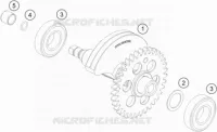 ARBRE D'EQUILIBRAGE  690 ktm-moto 2021 SMC 32