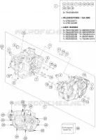 CARTER MOTEUR pour KTM 450 SMR de 2021