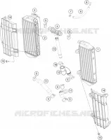 CIRCUIT DE REFROIDISSEMENT pour KTM 450 SMR de 2021