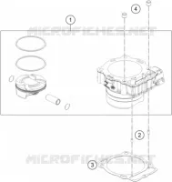 CYLINDRE pour KTM 450 SMR de 2021
