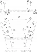 SOUPAPES pour KTM 450 SMR de 2021