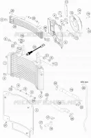 CIRCUIT DE REFROIDISSEMENT pour KTM 450 RALLY FACTORY REPLICA de 2021