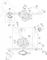 CULASSE pour KTM 450 RALLY FACTORY REPLICA de 2021