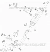 ECHAPPEMENT pour KTM 450 RALLY FACTORY REPLICA de 2021
