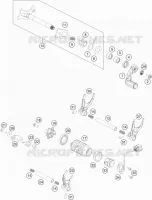 MECANISME DE SELECTION DE VITESSES pour KTM 450 RALLY FACTORY REPLICA de 2021