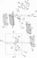 CIRCUIT DE REFROIDISSEMENT pour KTM 250 EXC-F de 2021