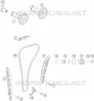 DISTRIBUTION pour KTM 250 EXC-F de 2021