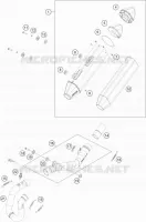 ECHAPPEMENT pour KTM 250 EXC-F de 2021