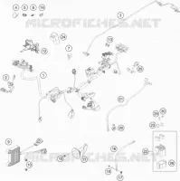 FAISCEAU ELECTRIQUE pour KTM 250 EXC-F de 2021
