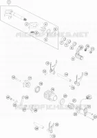MECANISME DE SELECTION DE VITESSES pour KTM 250 EXC-F de 2021