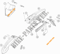 PLASTIQUES pour KTM 250 EXC-F de 2021