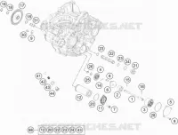 POMPE A HUILE pour KTM 250 EXC-F de 2021