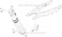 AMORTISSEUR pour KTM 250 SX-F de 2021