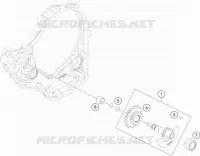 ARBRE D'EQUILIBRAGE pour KTM 250 SX-F de 2021