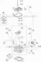CULASSE pour KTM 250 SX-F de 2021