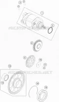 DEMARREUR ELECTRIQUE pour KTM 250 SX-F de 2021