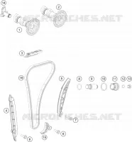 DISTRIBUTION pour KTM 250 SX-F de 2021