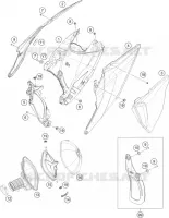 FILTRE A AIR pour KTM 250 SX-F de 2021