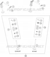 SOUPAPES pour KTM 250 SX-F de 2021