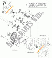 DEMARREUR ELECTRIQUE pour KTM 990 SUPER DUKE ORANGE de 2005