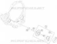 ARBRE D'EQUILIBRAGE pour KTM 350 XC-F de 2022
