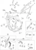 CADRE pour KTM 350 XC-F de 2022