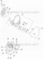 CARTER EMBRAYAGE pour KTM 350 XC-F de 2022