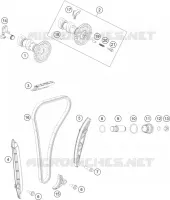 DISTRIBUTION pour KTM 350 XC-F de 2022