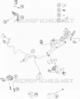 FAISCEAU ELECTRIQUE pour KTM 350 XC-F de 2022