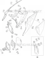 FILTRE A AIR pour KTM 350 XC-F de 2022