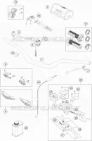 GUIDON / COMMANDES pour KTM 350 XC-F de 2022