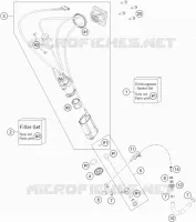 POMPE A ESSENCE pour KTM 350 XC-F de 2022