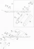 ECHAPPEMENT pour KTM 350 XCF-W de 2022