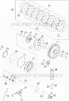EMBRAYAGE pour KTM 350 XCF-W de 2022