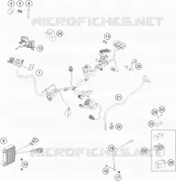FAISCEAU ELECTRIQUE pour KTM 350 XCF-W de 2022