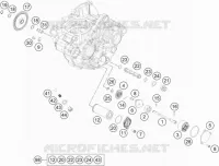 POMPE A HUILE pour KTM 350 XCF-W de 2022